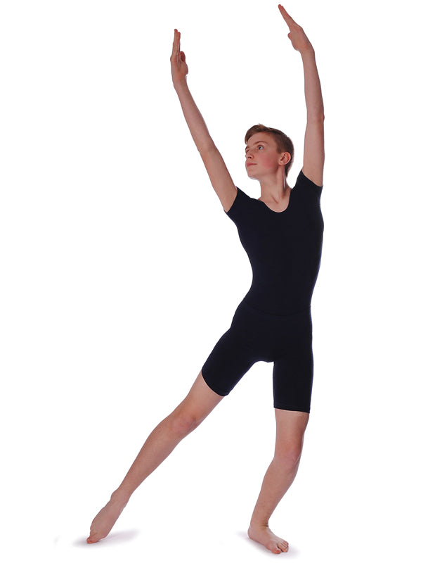 Mens Black Cotton Cycle Shorts