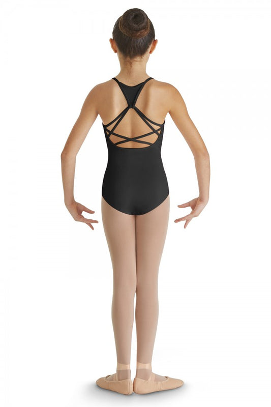 Bloch Heart Mesh Strappy Camisole Leotard