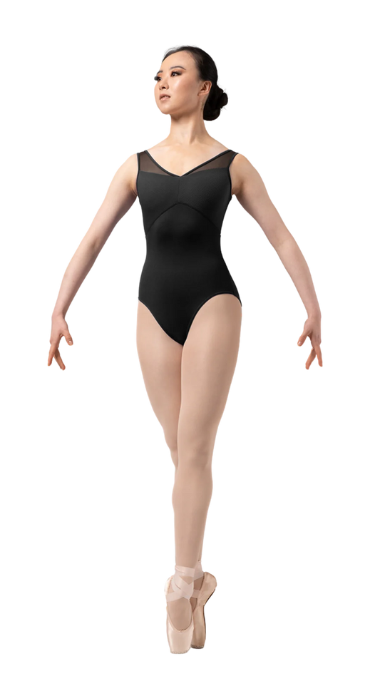 Mirella Keyhole Racer Back Tank Leotard