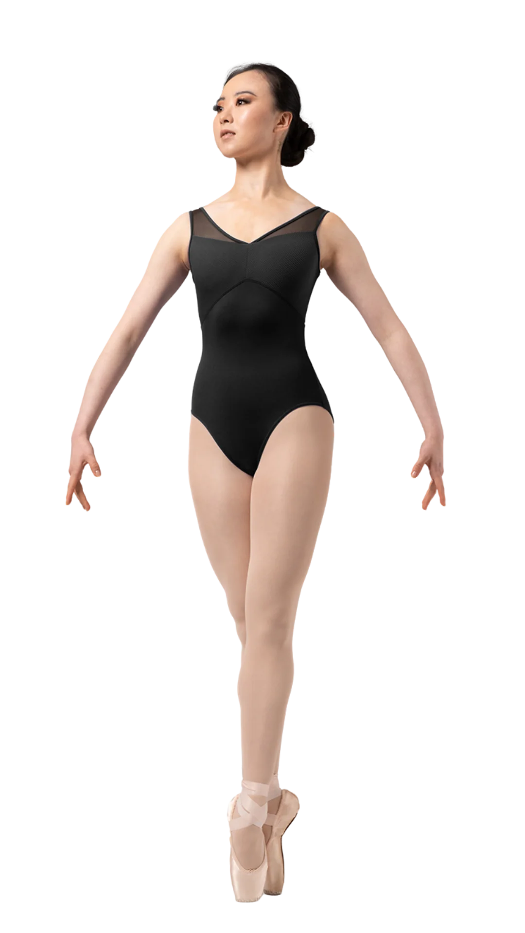 Mirella Keyhole Racer Back Tank Leotard