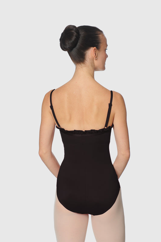 Gaynor Minden Ruffle Camilsole Leotard