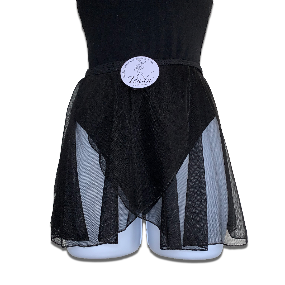 Tendu Juliet Black Wrap Skirt