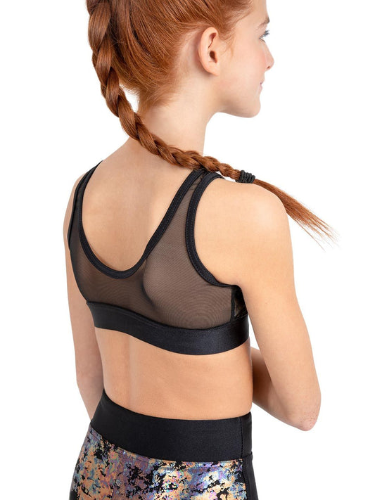 Capezio Gym Foil Tank Crop Top