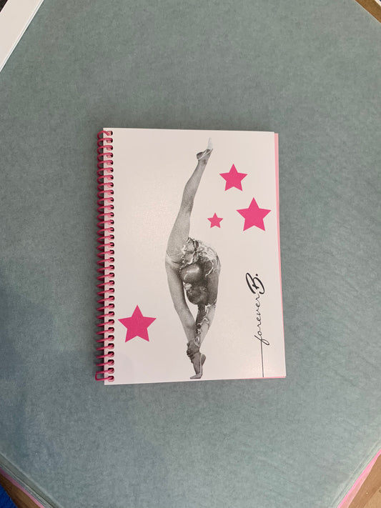 Forever B A5 Spiral bound gymnastic notebook