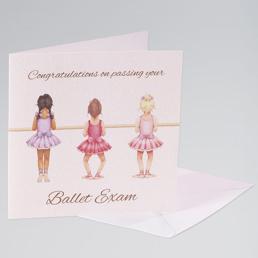 Little Ballerina Congratulations Card