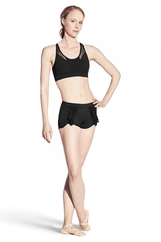Bloch Mesh Panel Twin Strap Crop Top