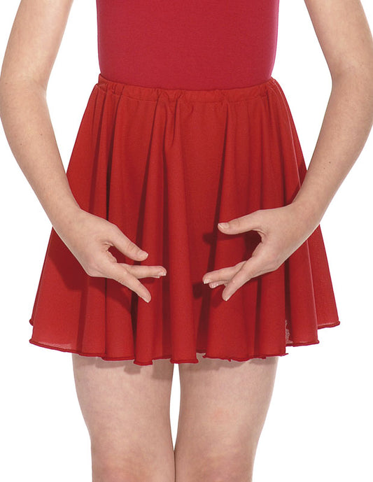Roch Valley Plum Elasticated Circular Chiffon Skirt